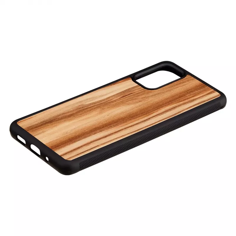 Viedtālruņa maciņš man and wood Galaxy S20+ kapučīno melns – aizsargājošs