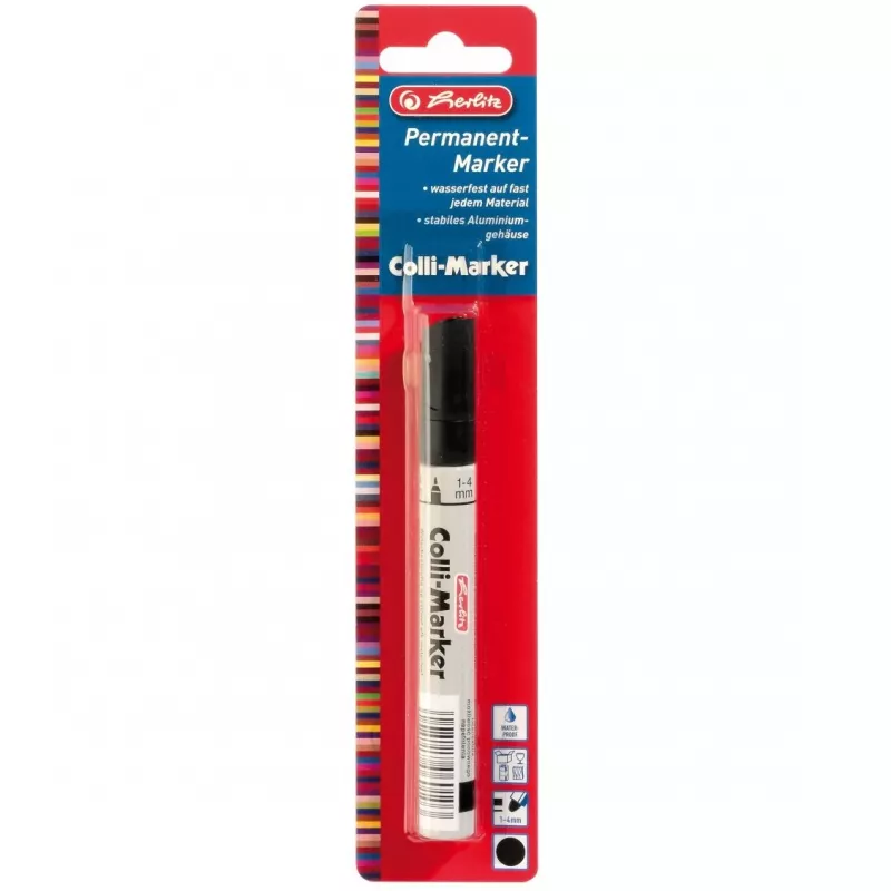 Pastāvīgais marķieris Herlitz 8665408 melns 1 gab.