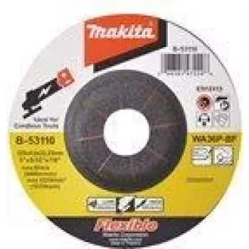 Makita - slīpēšanas disks - metālam, nerūsējošajam tēraudam - 125 mm - graudainība: WA36P - Makita DGA506RTJ