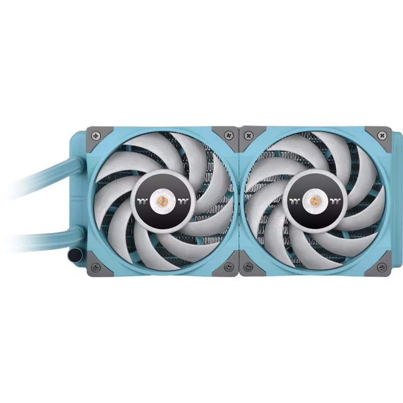 TOUGHLIQUID 240 ARGB Sync daudzfunkcionālais šķidruma dzesētājs tirkīza krāsā 240 mm, šķidruma dzesēšana tirkīza