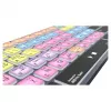 Mehāniskā stila pilnizmēra tastatūra LogicKeyboard LKB-PT-TPC, USB + Bluetooth, QWERTZ vācu, melna