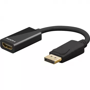 Goobay DisplayPort uz HDMI adaptera kabelis 8K/60Hz - -Spraudnis> -Ligzda (75270)