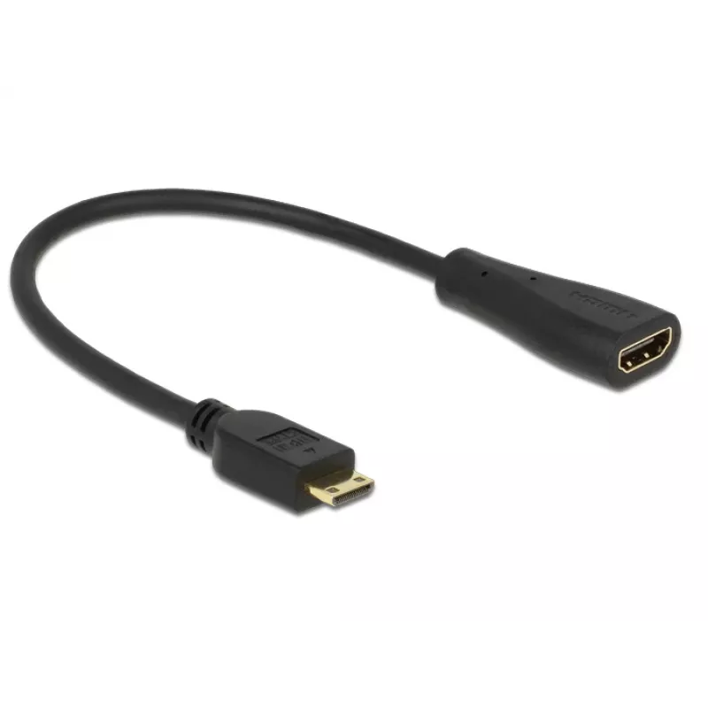 HDMI kabelis DeLOCK 0,23 m mini-HDMI/HDMI