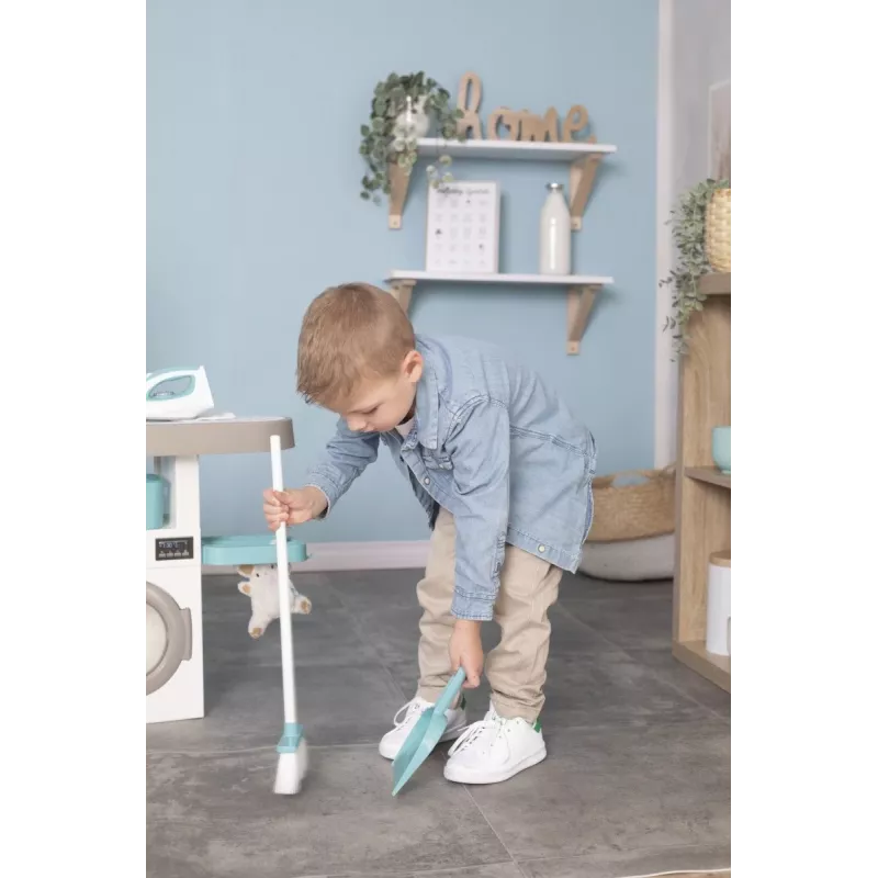Smoby 311050 rotaļu virtuve ar veļas zonu un piederumiem