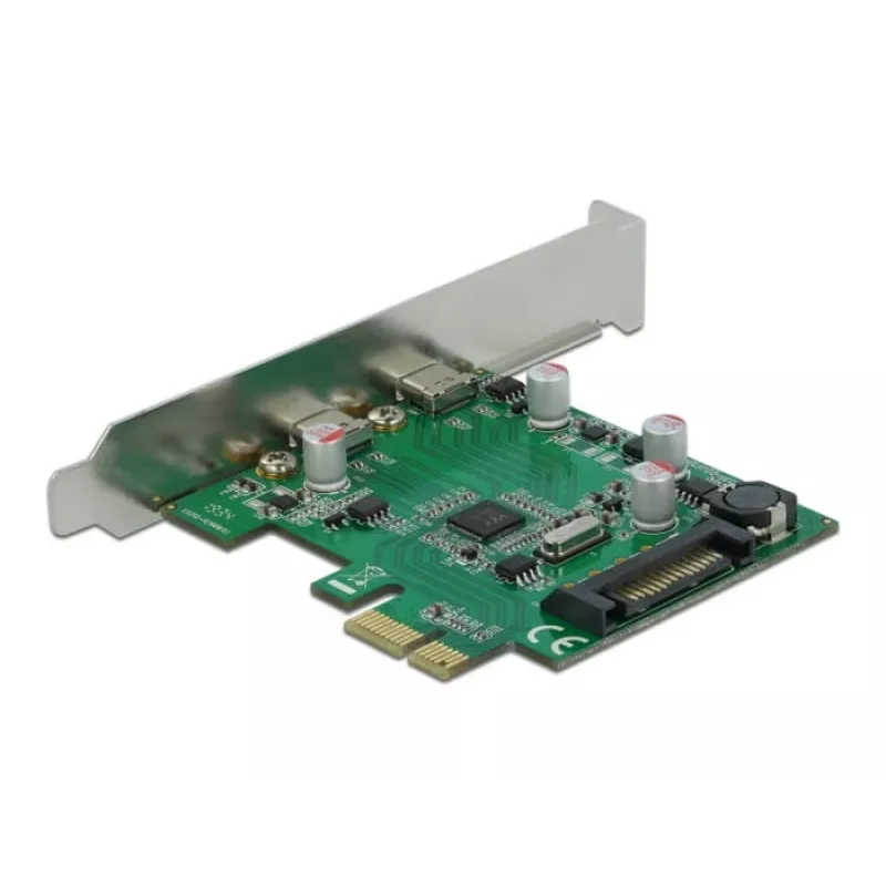 DeLOCK PCI Express x1 karte ar 2 x USB Type-C™ ligzdām