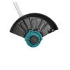 Cordless brush cutter Dedra DED7191 — baterija-powered grass trimmer, handheld garden tool