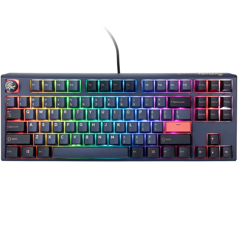 Ducky One 3 TKL tastatūra Spēļu USB ASV angļu Zila