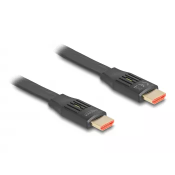 DeLOCK HDMI kabelis 5 m, A tipa vīr. savienotājs uz A tipa vīr. savienotāju, 48 Gbit/s, melns