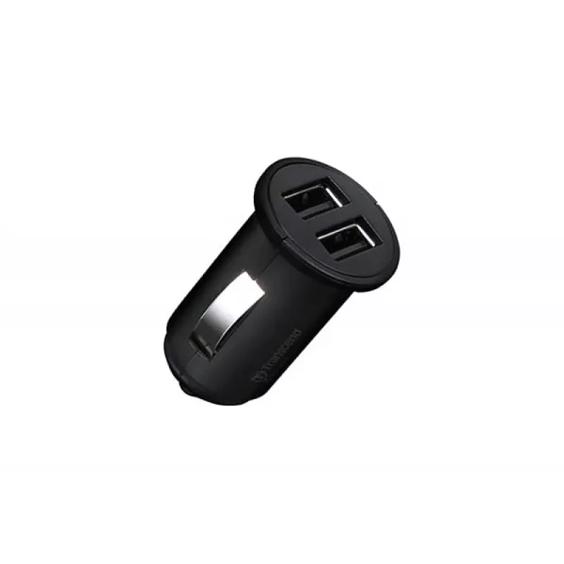 Transcend TS-DPL3 - auto barošanas avots - 2,4 A - 2 izejas pieslēgvietas (2 x USB)