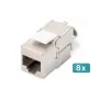 Digitus CAT 6A ekranēts keystone modulis, bez instrumentiem, 8 gab.