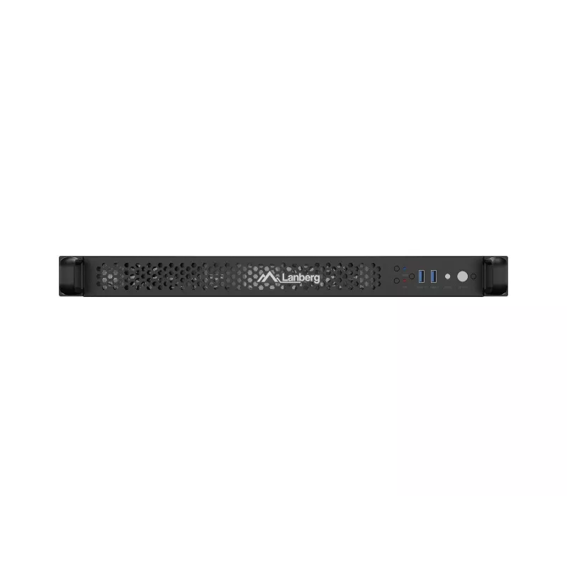 Rack Chassis Lanberg SC01-4201-10B 1U Melns 4 Ventilatori
