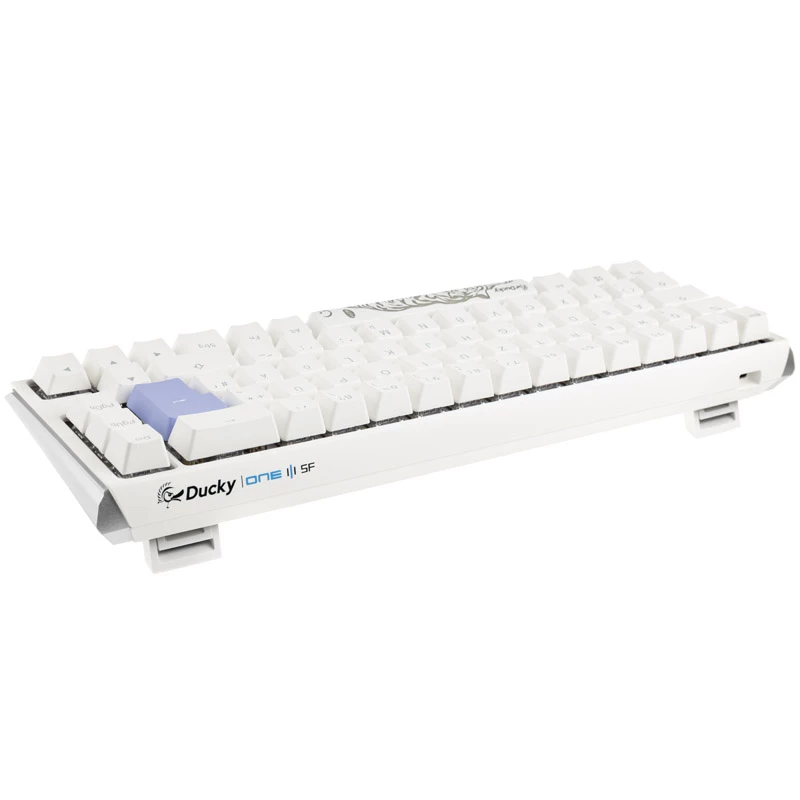 Ducky One 3 Classic Pure balta SF tastatūra USB vācu izkārtojums balta (DKON2167ST-RDEPDPWWWSC1)