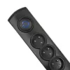 Pārsprieguma aizsargs Qoltec 50113 Melns 8 maiņstrāvas ligzdas 230 V 1,8 m