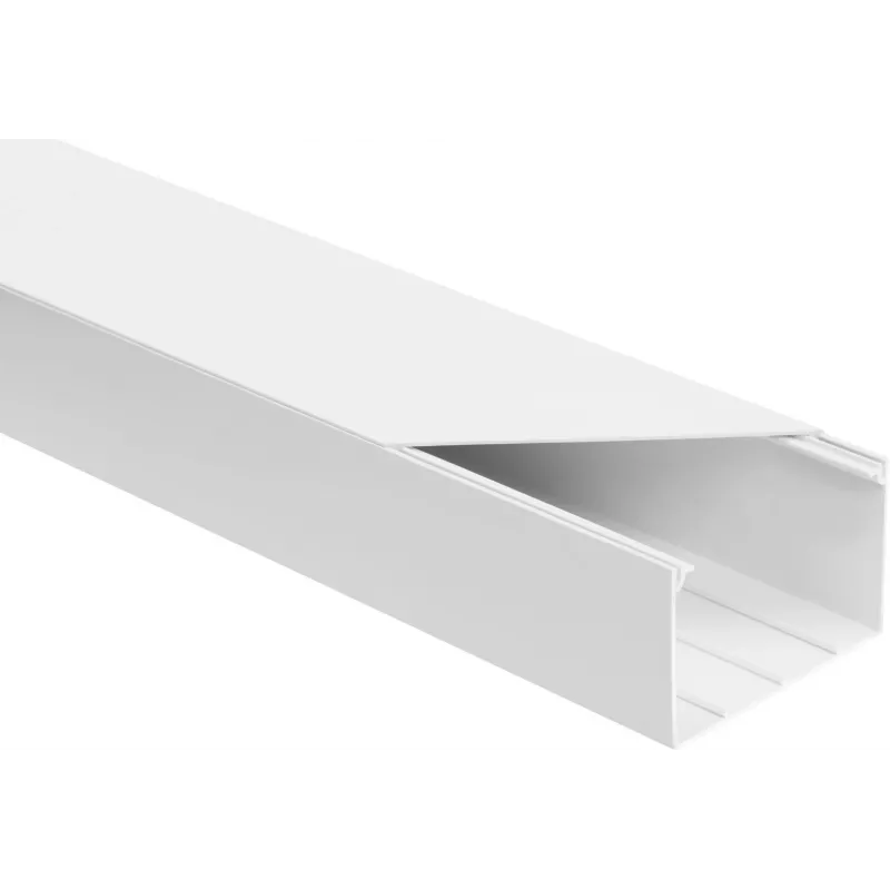 Elektroinstalācijas montāžas sloksne OEM 5961Z balta LS 90×60 mm, 2 m — iepakojumā 8 gab.