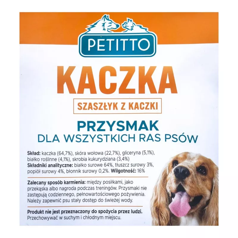 PETITTO Pīles kebaba kārumi suņiem, 500 g