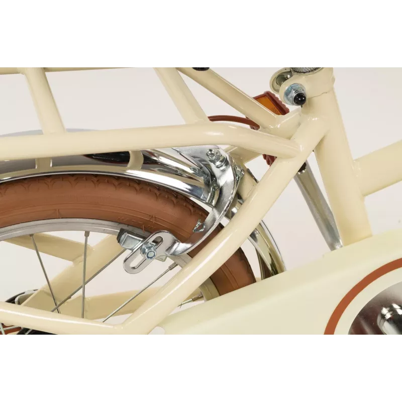 Bērnu velosipēds Toimsa 16 collu modelis TOI16231 Vintage Beige — 16 collu ritenis, bērnu divritenis