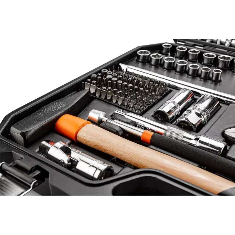 Instrumentu komplekts NEO tools 08-945 1/4 1/2 collas daudzpusīgs izturīgs