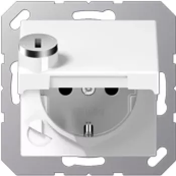JUNG A 1520 BFKLSL WW - Tipa F - Balta - Termoplasts - IP44 - Universāla - 250 V