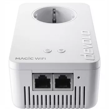 Powerline adapter Devolo Magic 2 WiFi 6 next Starter Kit — Balts, modelis 7188