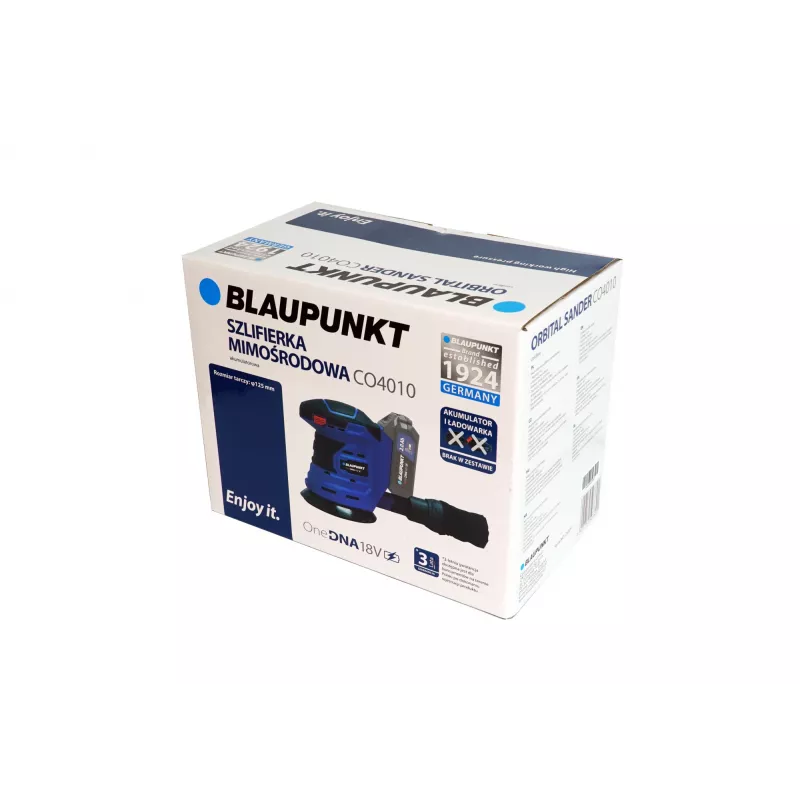 Slīpmašīna Blaupunkt CO4010 orbitālā slīpmašīna 18V