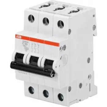 ABB S203M-C16 Strāvas slēdzis Miniatūrs strāvas slēdzis C-tipa 3 3 moduļi (2CDS273001R0164)