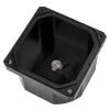 Datora dzesēšanas komponents Aqua-Computer 34083 — šķidruma dzesēšanas daļa, 0,16 L dzesēšanas šķidruma, 80×80×48 mm, melns