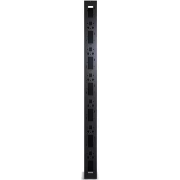 APC Performance, vertikālais kabeļu pārvaldības panelis 2 un 4 statņu plauktiem, 84“A x 6”P, vienpusējs ar durvīm