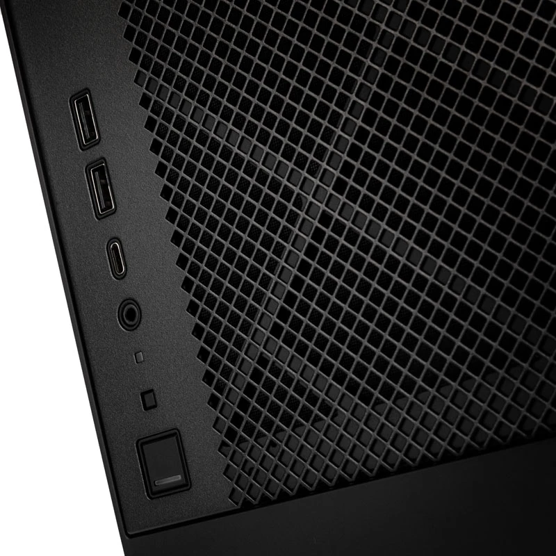 SilverStone ALTA G1M - microATX tornis - micro ATX - bez barošanas bloka (SFX12V/SFX-L12V) - Melns - USB/Audio