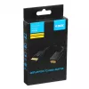 DisplayPort–HDMI kabeļa adapteris IBOX iadp4k — DisplayPort (vīr.) uz HDMI (siev.), taisni savienotāji, 4K atbalsts, sudraba
