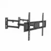Sienas TV stiprinājums ART AR-85 32–70 collu televizoriem, līdz 45 kg, slīpums -15–5°, grozāms 45°, izbīdījums 118–622 mm, VESA 75x75–600x400