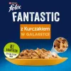 Mitrā kaķu barība Felix PURINA paciņā 85 g — vistas garša, pieaugušiem kaķiem, 82% mitruma, 11,5% olbaltumvielu
