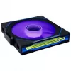 Lian Li UNI FAN SL-INF bezvadu ARGB PWM 140 mm korpusa ventilators, melns