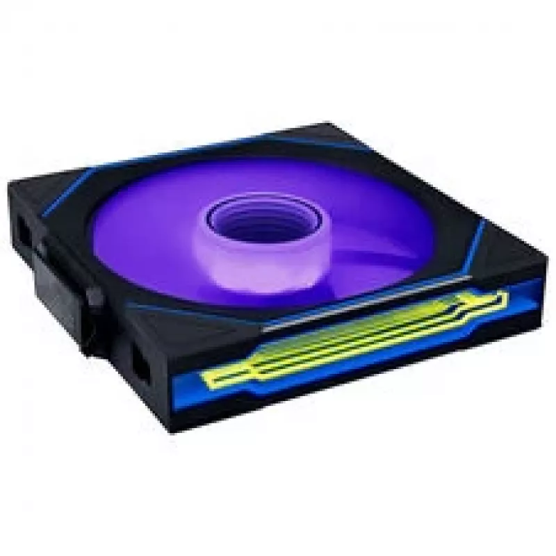 Lian Li UNI FAN SL-INF bezvadu ARGB PWM 140 mm korpusa ventilators, melns