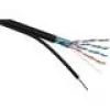Tīkla kabelis Solarix SXKD-5E-FTP-PE-SAM RJ45 CAT5E 305m Melns