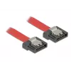 SATA kabelis DeLOCK 0,3 m SATA III 7-pin sarkans
