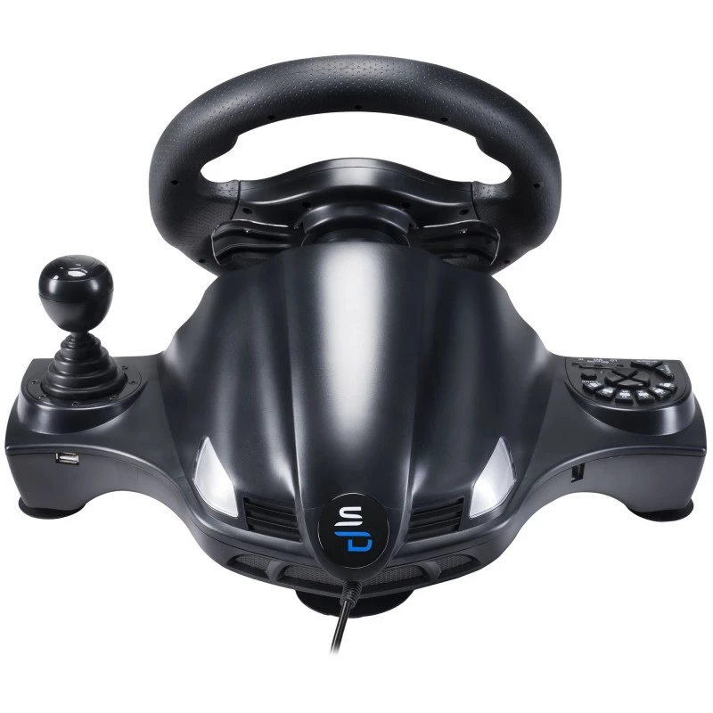 Stūre + pedāļi Subsonic SA5156-NG 270° rotācija USB melns