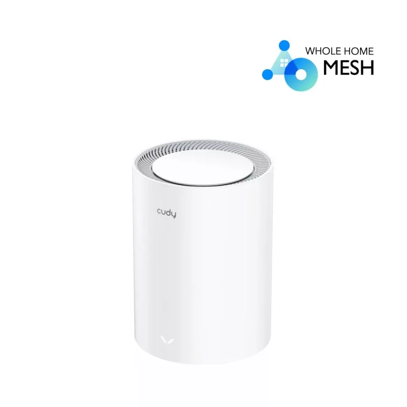 Cudy M1800 divjoslu Wi-Fi 6 iekštelpu tīkla sistēma balta