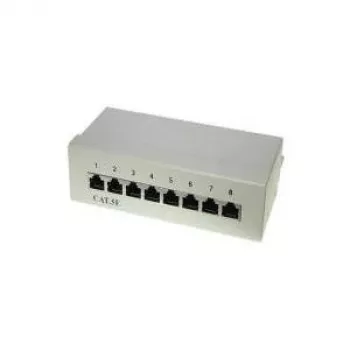 Mini ielāpu panelis S/CONN 75058 Mini Cat5e pelēks