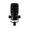 Studijas mikrofons RØDE PodMic USB — kardioīds XLR/USB, 24 bitu/48 kHz, USB-C, austiņu izeja, rotējoša skaļuma poga, melns