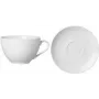 Porcelāna kapučīno apakštase ritzenhoff & breker Snap BIANCO — mazgājama trauku mašīnā