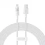 Baseus Gem USB–IP 2.4A ātrās uzlādes kabelis 2 m Balts