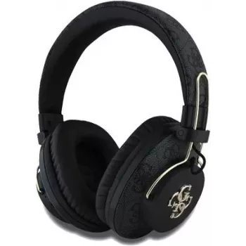 GUESS Wireless Bluetooth Headset 4G Metal Logo Melns, GUBHS72P4FC4MK, Universal (GUBHS72P4FC4MK)