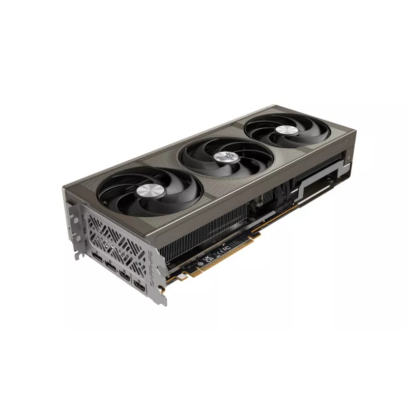 Sapphire grafiskā karte Radeon RX 9070 XT, 16 GB GDDR6, PCIe 5.0, 256 bitu, 330W TDP