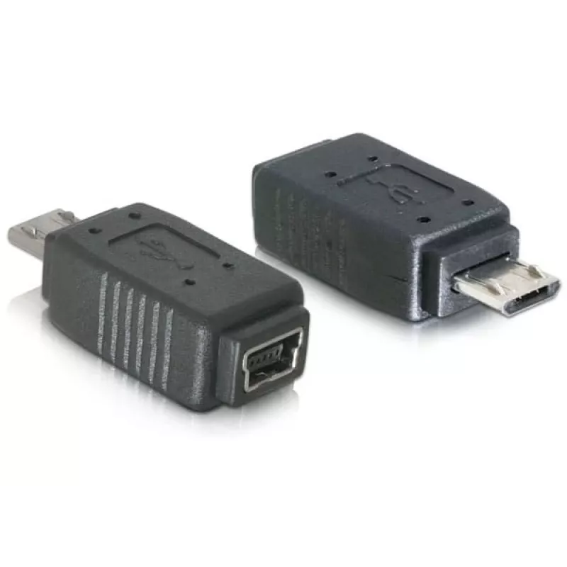 Adapteris USB micro-B vīr. uz mini USB 5-pin DeLOCK 65063