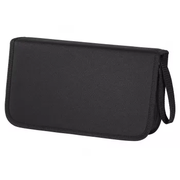 Hama Nylon Wallet 104 Cd, 104 diski, Melna, Neilons