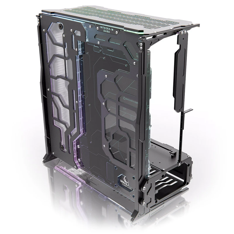 Singularity Computers Spectre Integra-M Mid Tower Elite Dark - melns