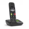 Gigaset E290A Analog/DECT tālrunis ar zvanītāja ID, melns