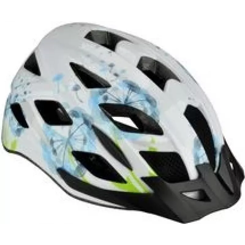 Velosipēda ķivere FISCHER Urban Flower izmērs S/M — augstas stiprības EPS iekšējais apvalks
