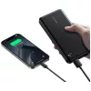 Ārējais akumulators usams PB83 10000mAh PD 2×USB-A USB-C balts