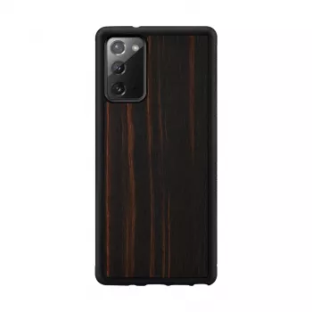 Aizsargājošs tālruņa maciņš Man and Wood Samsung Galaxy Note 20 — melnkoka melns